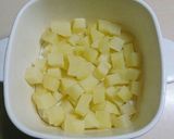 ＊祖母のひき肉とじゃがいものオムレツ＊作り方1写真