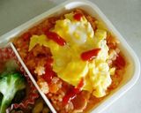 レンジで簡単オムライス作り方4写真