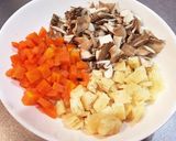 離乳食完了期☆舞茸と鶏ひきの炊き込みご飯作り方2写真