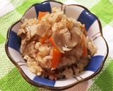離乳食完了期☆舞茸と鶏ひきの炊き込みご飯作り方6写真