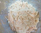 エノキ入り♪明太子ソースかけ温豆腐作り方5写真