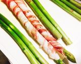 アスパラガスの豚バラ巻き作り方1写真