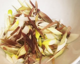 簡単&低糖質！ささみと茗荷と葱の胡麻和え作り方1写真