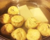 簡単&腹持ち良し♡がんも&餅のお味噌汁♪作り方1写真
