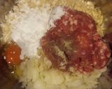 簡単ヘルシー！シャキシャキ豚バーグ！作り方2写真