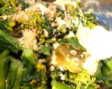 菜の花の*ピーナッツわさびマヨネーズ和え作り方3写真