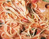 ツナとほうれん草のトマトクリームパスタ♡作り方7写真