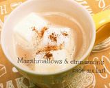 簡単♡マシュマロ＆シナモンのカフェオレ作り方3写真