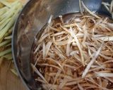 新ごぼうと牛肉の山椒佃煮作り方2写真