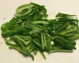 ピーマンの塩昆布和え作り方1写真