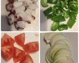 ピーマンとタコのコンソメ煮込み作り方1写真