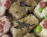 俵型おにぎり♡枝豆と桜 ひな祭り作り方11写真