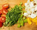 彩り＊ほっこりカレースープ作り方1写真