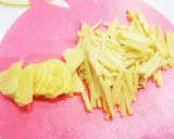 しゃぶ餅で♪もちもちポテトチーズガレット作り方1写真