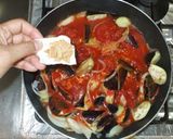 鶏もも肉のチーズトマトソース煮♪なす入り作り方7写真