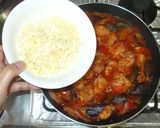 鶏もも肉のチーズトマトソース煮♪なす入り作り方9写真