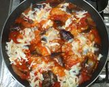 鶏もも肉のチーズトマトソース煮♪なす入り作り方10写真