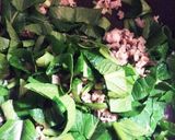 小松菜入り☆白い麻婆豆腐作り方5写真