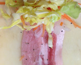 超簡単！旬の野菜の肉巻きレンジ蒸し作り方2写真