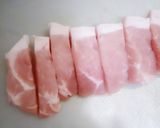 厚切り豚ロースの梅ﾀﾞﾚ絡め焼き✴作り方1写真
