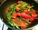 トマトとたまごとニラの中華炒め作り方5写真