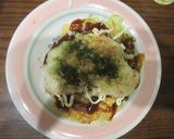 山芋のせお好み焼き作り方5写真