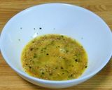青菜の混ぜご飯の素で玉子焼き！作り方1写真