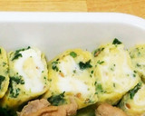 青菜の混ぜご飯の素で玉子焼き！作り方4写真