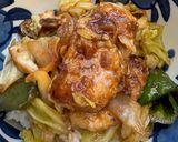 【ご飯がすすむ】鶏胸肉の回鍋肉丼作り方6写真