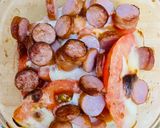 トマトのチーズ焼き×薫燻ウインナー作り方6写真
