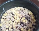 玄米・黒米を使った銀杏炊き込みご飯作り方3写真