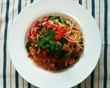 タコとトマトのパスタ（オクトパスタ）作り方12写真
