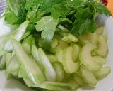 セロリの胡麻和え作り方1写真