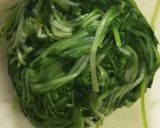 簡単！豆苗とツナのごま油炒め作り方1写真