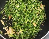 簡単！豆苗とツナのごま油炒め作り方4写真