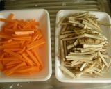 バターが香る♪洋風きんぴら作り方1写真