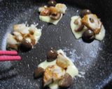 竹輪と甘栗のカリッとチーズ作り方3写真