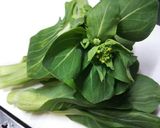チンゲン花のオイスターソース炒め作り方1写真