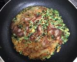 わけぎ お好み焼き風作り方3写真