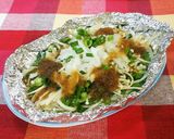 簡単♡えのきdeおろし醤油のホイル焼き♪作り方4写真