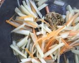 じゃがいもとにんじんのふきのとう味噌炒め作り方5写真