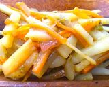 じゃがいもとにんじんのふきのとう味噌炒め作り方6写真