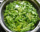 簡単サラダ！春菊とツナのわさびマヨ和え作り方1写真