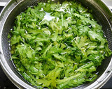 簡単サラダ！春菊とツナのわさびマヨ和え作り方1写真