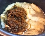 ヘルシー★お手軽【もずくとアゲの味噌汁】作り方3写真