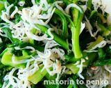 春菊大量消費＊春菊の塩炒めしらすのっけ作り方5写真