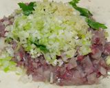 アジのたたき味噌味作り方4写真