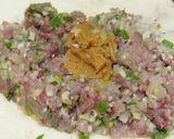 アジのたたき味噌味作り方5写真