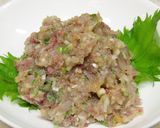 アジのたたき味噌味作り方6写真