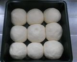 過発酵パン生地でちぎりパン。HB使用作り方8写真